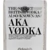 AKA The Secret British Vodka 70 Cl